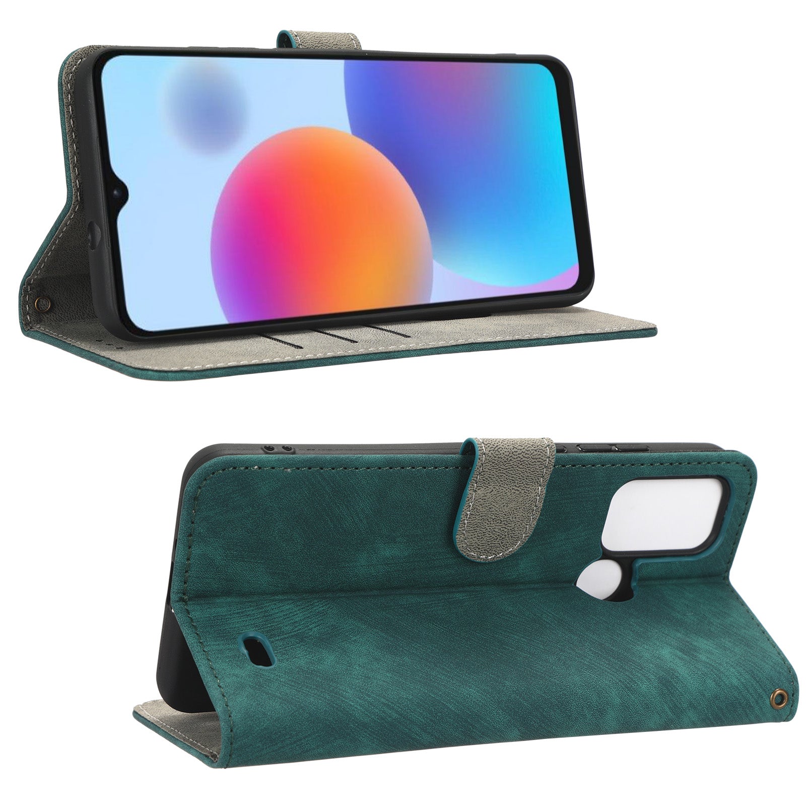 PU Leather Phone Cover For ZTE Blade A52 Flip Wallet Stand RFID Blocking Mobile Phone Case PU Leather Phone Cover For ZTE Blade A52 Flip Wallet Stand RFID Blocking Mobile Phone Case